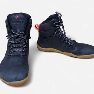 Vivo barefoot Men's Black and Tan Boots